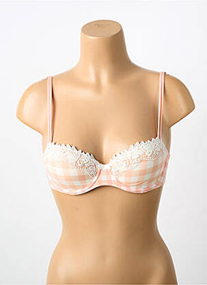 Soutien-gorge effet matière satinée haut soutien-gorge moulé rose MARIE JO femme