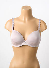 Soutien-gorge effet matière satinée haut soutien-gorge moulé gris MARIE JO femme