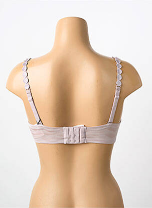 Soutien-gorge effet matière satinée haut soutien-gorge moulé gris MARIE JO femme