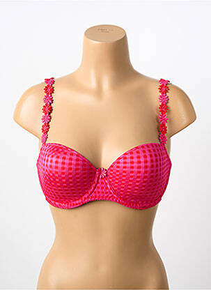 Soutien-gorge effet matière satinée haut soutien-gorge moulé rose MARIE JO femme
