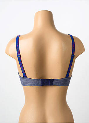 Soutien-gorge effet matière satinée haut soutien-gorge moulé bleu MARIE JO femme
