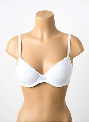Soutien-gorge effet matière satinée haut soutien-gorge emboitant beige ANTIGEL femme
