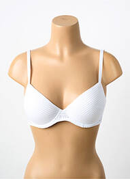 Soutien-gorge effet matière satinée haut soutien-gorge emboitant beige ANTIGEL femme