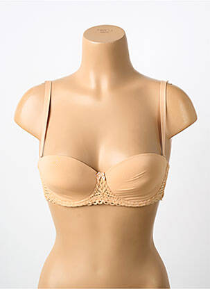 Soutien-gorge effet matière satinée haut soutien-gorge emboitant chair ANTIGEL femme