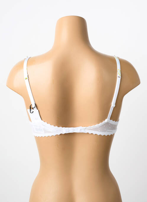 Soutien-gorge effet matière satinée haut soutien-gorge moulé blanc MARIE JO femme
