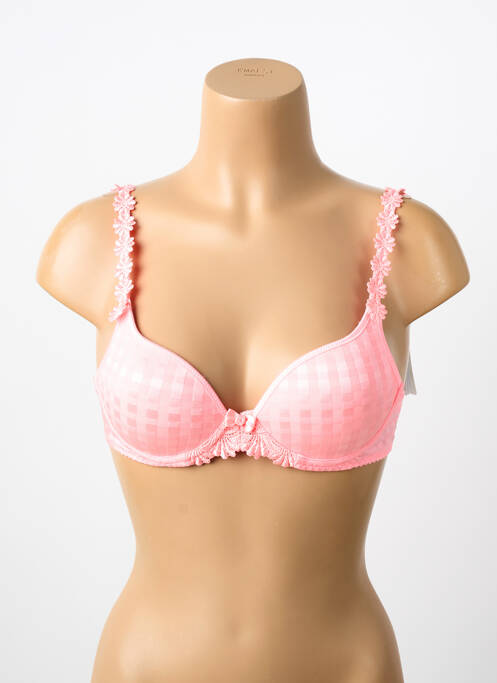 Soutien-gorge effet matière satinée haut soutien-gorge moulé rose MARIE JO femme