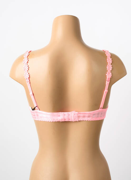 Soutien-gorge effet matière satinée haut soutien-gorge moulé rose MARIE JO femme