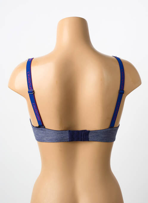 Soutien-gorge effet matière satinée haut soutien-gorge moulé bleu MARIE JO femme