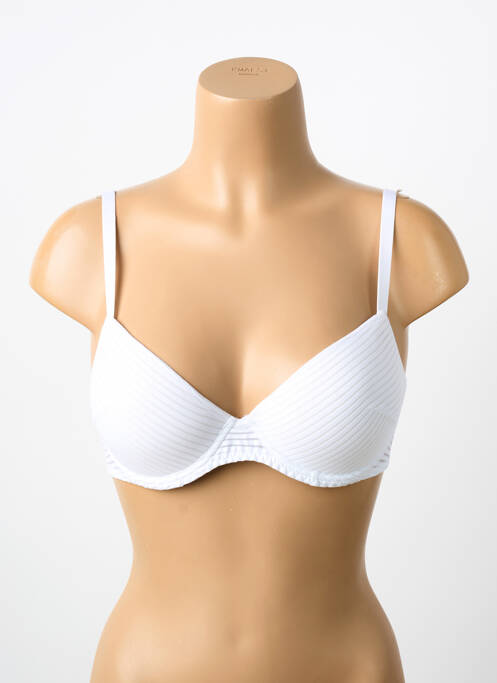 Soutien-gorge effet matière satinée haut soutien-gorge emboitant beige ANTIGEL femme