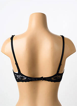 Soutien-gorge effet matière satinée haut soutien-gorge moulé noir MARIE JO femme
