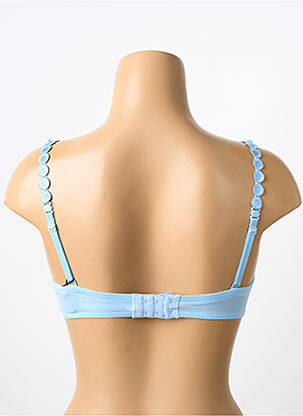 Soutien-gorge effet matière satinée haut soutien-gorge moulé bleu MARIE JO femme