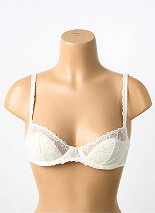 Soutien-gorge effet matière satinée haut soutien-gorge balconnet beige MARIE JO femme