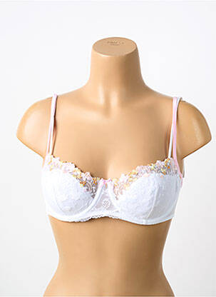 Soutien-gorge effet matière satinée haut soutien-gorge emboitant blanc MARIE JO femme