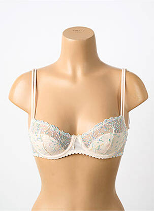 Soutien-gorge effet matière satinée haut soutien-gorge emboitant beige MARIE JO femme