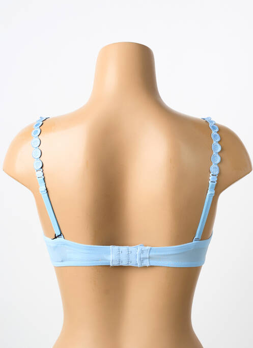 Soutien-gorge effet matière satinée haut soutien-gorge moulé bleu MARIE JO femme