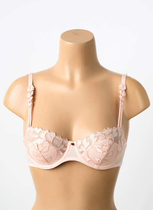 Soutien-gorge effet matière satinée haut soutien-gorge emboitant rose MARIE JO femme