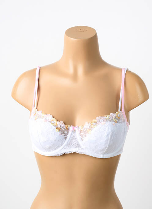 Soutien-gorge effet matière satinée haut soutien-gorge emboitant blanc MARIE JO femme