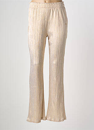 Pantalon droit taille élastique taille normale or LES TROPEZIENNES PAR M.BELARBI femme