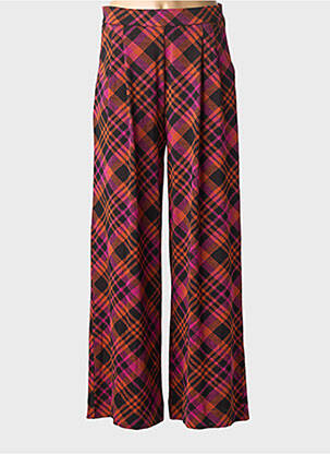 Pantalon large fermeture zip latéral taille normale rose MADEMOISELLE YEYE femme