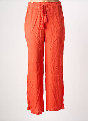 Pantalon droit taille élastique taille normale rouge LES TROPEZIENNES PAR M.BELARBI femme