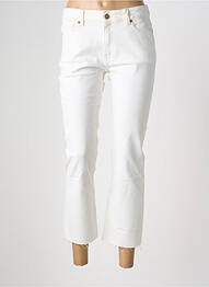 Pantacourt stretch taille normale blanc RED LEGEND femme