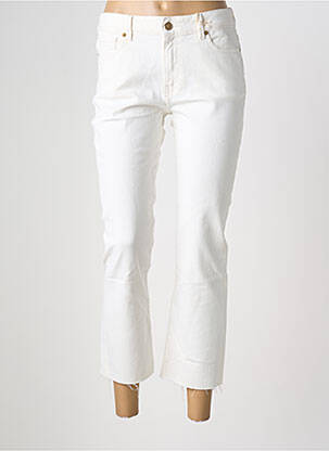 Pantacourt stretch taille normale blanc RED LEGEND femme