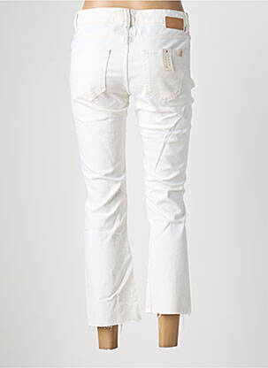 Pantacourt stretch taille normale blanc RED LEGEND femme