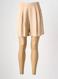 Bermuda tissage popeline beige NUMPH femme