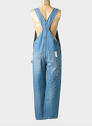 Salopette coupe droite fines bretelles bleu RED LEGEND femme