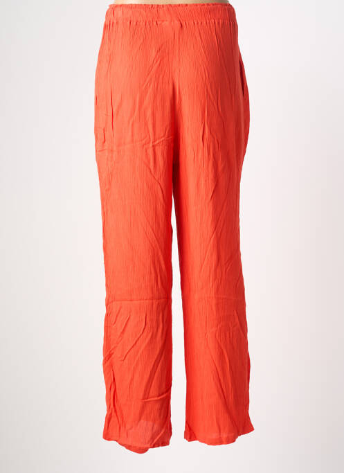 Pantalon droit tissage crêpe taille normale rouge LES TROPEZIENNES PAR M.BELARBI femme