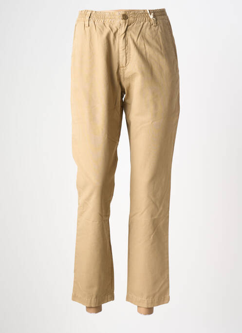 Pantalon 7/8 taille élastique taille normale beige RED LEGEND femme
