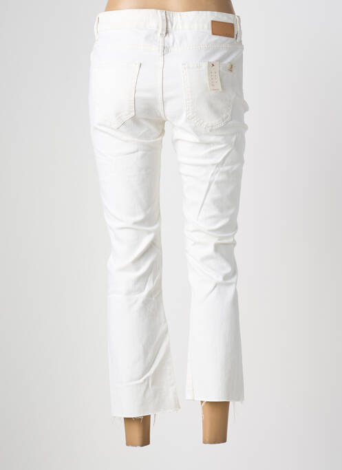 Pantacourt stretch taille normale blanc RED LEGEND femme