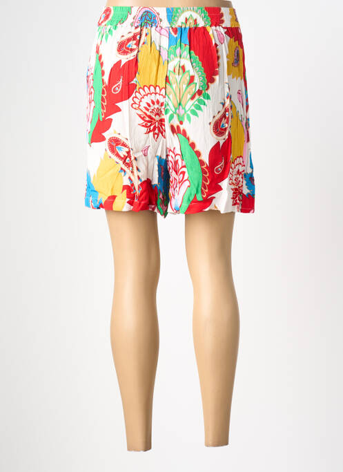 Jupe short taille élastique blanc LES TROPEZIENNES PAR M.BELARBI femme