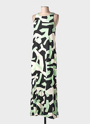 Robe longue manches longues manches longues noir COMPAÑIA FANTASTICA femme