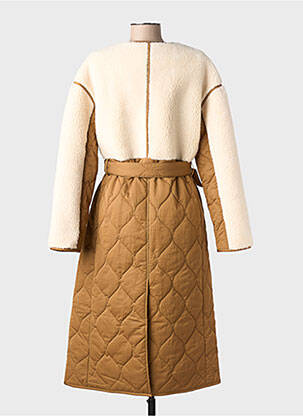 Parka manches longues sans capuche marron DERHY femme
