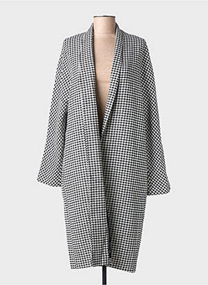 Manteau long coupe droite sans capuche noir IT HIPPIE femme