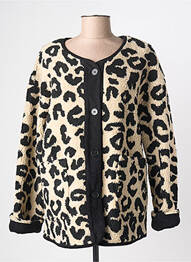 Veste casual col rond noir IT HIPPIE femme