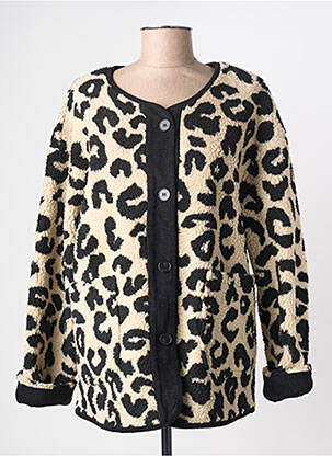 Veste casual col rond noir IT HIPPIE femme