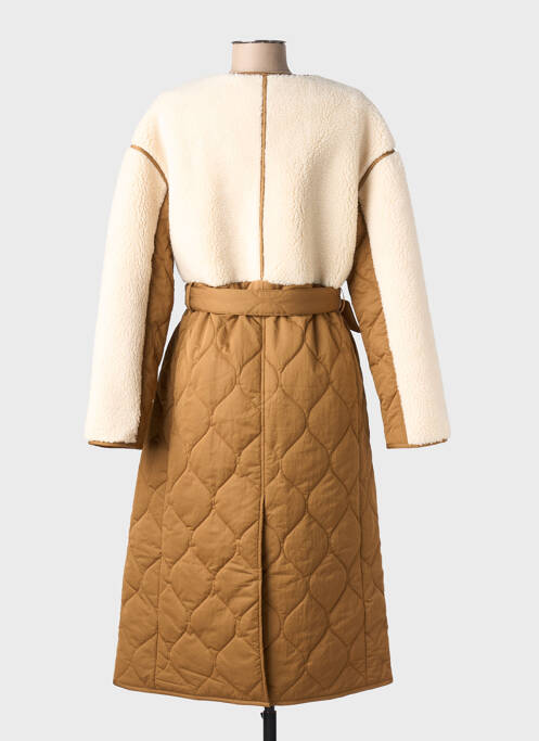 Parka manches longues sans capuche marron DERHY femme