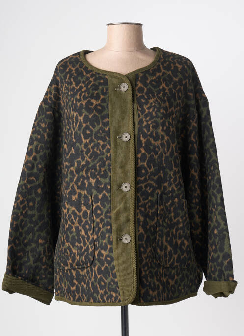 Veste casual col rond vert IT HIPPIE femme