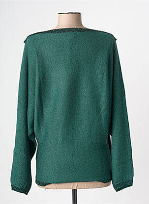 Pull col bateau manches longues vert KING LOUIE femme