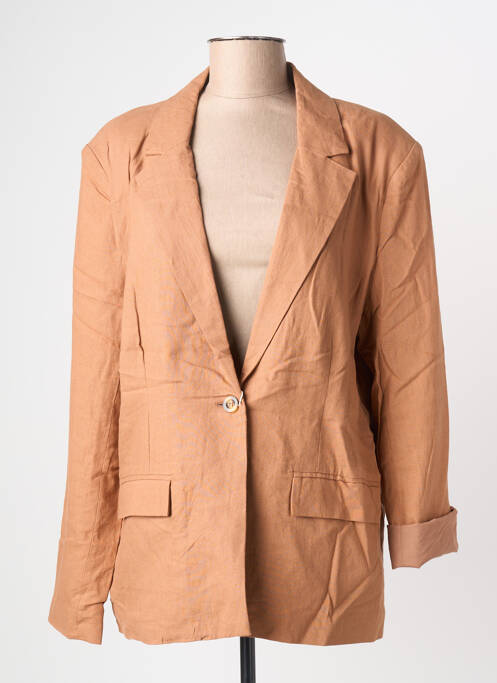 Blazer coupe cintrée marron LOSAN femme