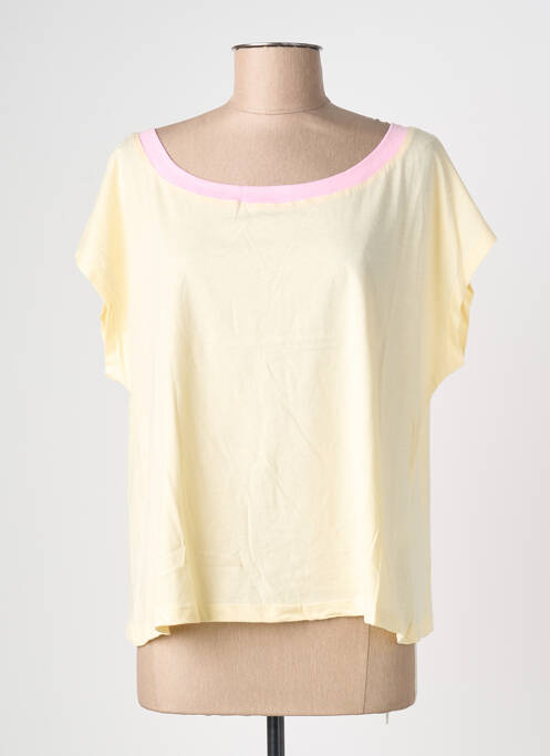Top manches courtes manches courtes jaune ADORE femme