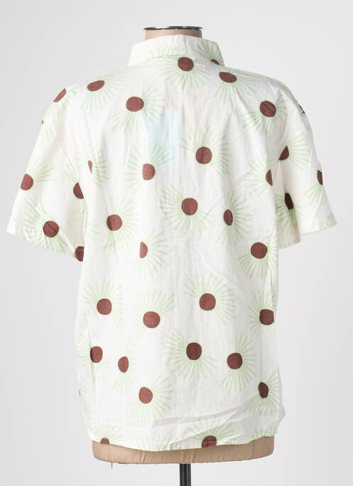 Chemisier manches courtes manches courtes blanc COMPAÑIA FANTASTICA femme