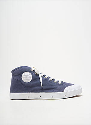 Baskets bout rond bout rond bleu SPRING COURT homme