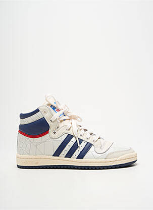 Baskets bout rond talon plat jusqu'à 3cm bleu ADIDAS femme