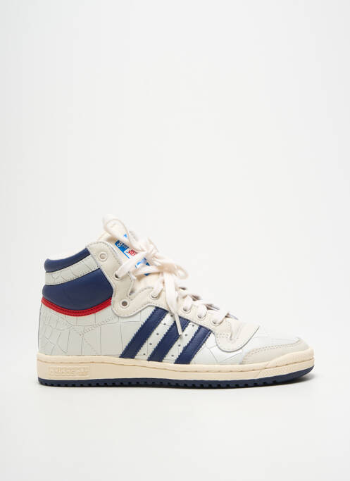 Baskets bout rond talon plat jusqu'à 3cm bleu ADIDAS femme