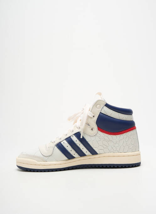 Baskets bout rond talon plat jusqu'à 3cm bleu ADIDAS femme