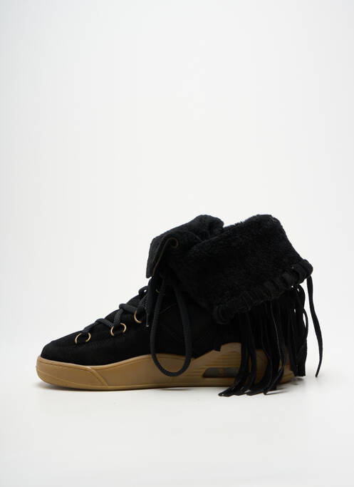 Bottines/boots fourrée talon plat jusqu'à 3cm noir SERAFINI femme