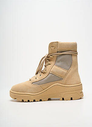 Bottines/boots bout rond talon de 4 à 6cm beige SEASON 4 femme